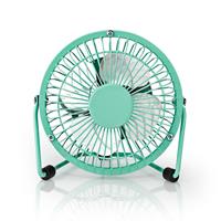 Miniventilator - 10 cm (Kleur: turquoise)