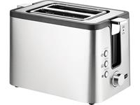 unold TOASTER 2er Kompakt Toaster mit eingebautem Brötchenaufsatz Edelstahl