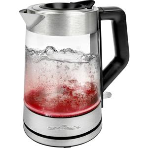 proficook WKS 1190 Wasserkocher schnurlos Glas, Edelstahl
