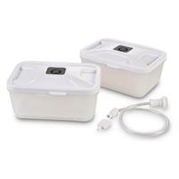 SOLIS OF SWITZERLAND Vakuumbehälter Lunch Boxen 600 ml - Vakuumierbehälter - transparent/weiß