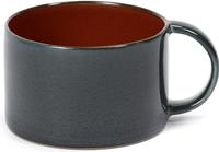 Terres des Reves - Koffiekop 8cm h5 Rust/Dark Blue