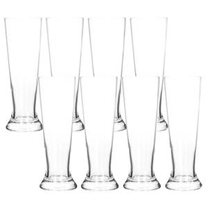 8x Bier glazen set van 370 ml - Bierglazen