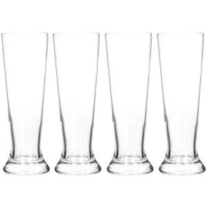 4x Bier glazen set van 370 ml - Bierglazen