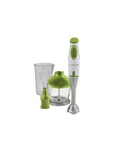 Esperanza Pesto Stabmixer 450 W 2 Geschwindigkeiten mit Rührschüssel Zerhacker und Schneebesen Ergonomischer Griff Grün EKM003G