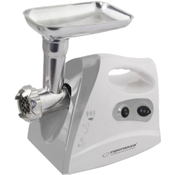 Esperanza Meatball Meat Grinder Forward and Reverse Function 600 W Stainless Steel Knife 3 Discs Grey EKM012E