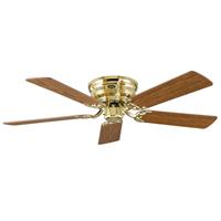 Casa Fan Ventilator Classic Flat III messing gepolijst132cm