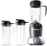 Nutribullet Select 2.0 - 10-delig - 1000 Watt - Blender - To Go Drinkbekers - Warme en Koude Bereidingen - Grijs