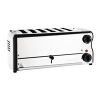 Rowlett Esprit 6 Slot Toaster Chrom mit 2 zusätzlichen Elementen und Sandwichkäfig