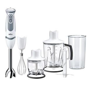 Braun MQ5245WH Stabmixer-Set, weiß/grau