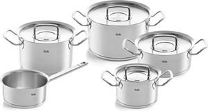 Fissler Pure-Profi Collection Pannenset met Steelpan en RVS Deksels, 5-delig