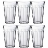 Duralex 6x Longdrinkglazen 500 ml - 50 cl - Longdrink glazen - Water/sap/koffie/thee glazen - Longdrink glazen van glas