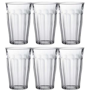 6x Longdrinkglazen 500 ml - 50 cl - Longdrink glazen - Water/sap/koffie/thee glazen - Longdrink glazen van glas