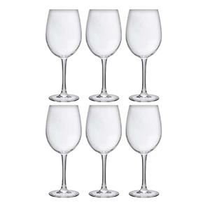 6x Luxe wijnglazen voor rode wijn 480 ml - 48 cl - Rode wijn glazen - Wijn drinken - Wijnglazen van glas