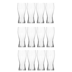 12x Bierglazen/drinkglazen - 370 ml - 12-delig - bierglas