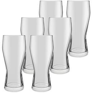 Royal Leerdam 12x speciaal bierglazen transparant 400 ml Mainz