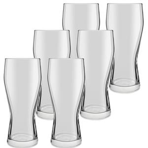Royal Leerdam 18x speciaal bierglazen transparant 400 ml Mainz