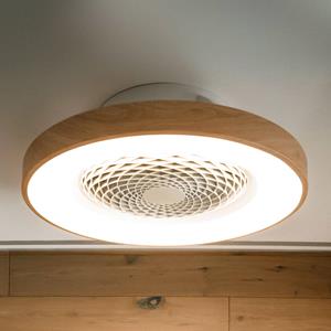 Mantra Deckenventilator Tibet LED App/Remote holz/weiß