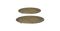 PTMD Collection PTMD Katja Gold schalen van metaal set van 2