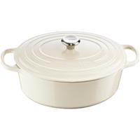 Le Creuset Signature Braadpan Ovaal, 31cm meringue