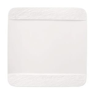 Villeroy & Boch Manufacture Rock dinerbord 28x28cm - wit