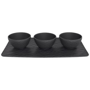 Villeroy & Boch Dipschaaltje Set 4dlg Manufacture Rock