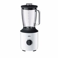 braundomestichome Braun Domestic Home JB 3150WH PowerBlend 3 - TriAction-Technologie: genießen Sie schnelle und feine Mixergebnisse, die speziell konzipierten Kanten vermeiden tote Winkel und leiten die Zutaten s