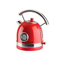 korona Retro Pfeifkessel Wasserkocher schnurlos Rot