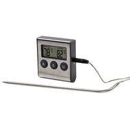 Digitale Vleesthermometer Met Timer Bedrade Sensor
