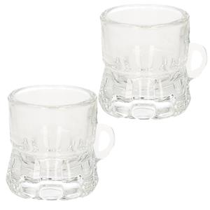 24x Shotglas/borrelglas bierpul glaasjes/glazen met handvat van 2cl - Party glazen