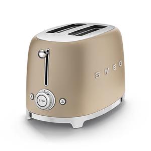 Smeg Toaster SMEG Toaster 2-Schlitz-2-Scheiben-Toaster Kompakt TSF01, 950,00 W