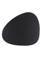 linddna Tischset 37x44 cm abgerundet L Bull Schwarz