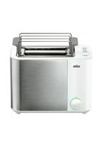 Braun Toaster HT 5010.WH weiß silber ID Collection, 1000 Watt