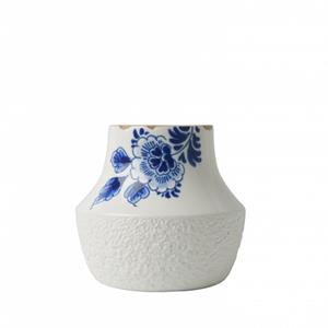 Heinen Delfts Blauw bloesem vaas 2