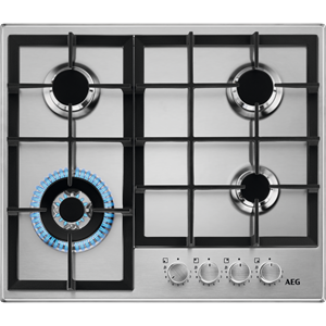 AEG HGB64420SM Gas inbouwkookplaat Rvs