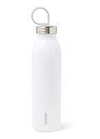 Aladdin Chilled Thermavac Stainless Steel Water Bottle 0.55L Snowflake White