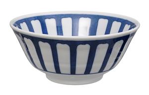 Tokyo Design Studio Blauw/Witte Kom - Mixed bowls - 15 x 7cm 500ml