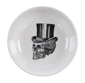 Tokyo Design Studio Zwart/Witte kom - Skull Design - 11 x 3cm 100m