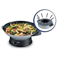 Wok Pfanne Tefal Wk302012 1200 W Schwarz