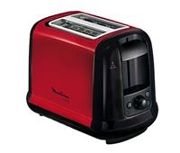 Moulinex Subito. Aantal sneetjes: 2 snede(n), Kleur van het product: Zwart, Rood. Vermogen: 850 W