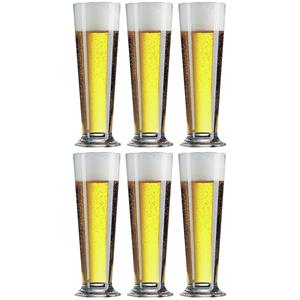 Arcoroc 6x Pilsener bierglas/bierglazen 390 ml - Bierglazen