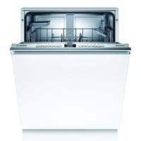 Bosch Serie 4 SBV4HAX48E. Apparaatplaatsing: Volledig ingebouwd, Productafmeting: Volledige grootte (60 cm), Soort bediening: Knoppen. Aantal couverts: 13 couverts, Geluidsniveau: 44 dB, Droogklasse: 