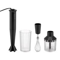 Alessi Stabmixer Plissé Schwarz - Komplett