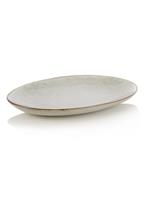 Broste Copenhagen Nordic Sand NORDIC SAND Platte oval S 13,6 x 22 cm (beige)