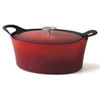 Cuisinox Gusseisen emaillierter Auflauf - Rot 30 cm