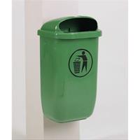 Praxis Engels City-afvalbak groen 50L
