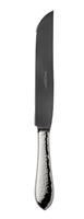 robbe&berking Tranchiermesser Frozen Black Martele 150 g versilbert