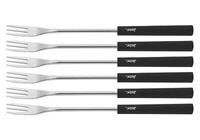 spring Käsefondue Gabeln 6er-Set Basic schwarz