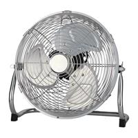 KLARBACH Vloerventilator VB 37057 ch Ø 35 cm, volmetaal, 70 W vermogen, verstelbare hoek