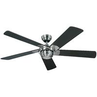 casafan Deckenventilator ROTARY - Rotorblatt-Ø 1320 mm - Wenge / Chrom gebürstet - 