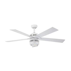 casafan Deckenventilator ALU - mit Leuchte, Rotorblatt-Ø 1320 mm - Lack weiß - 